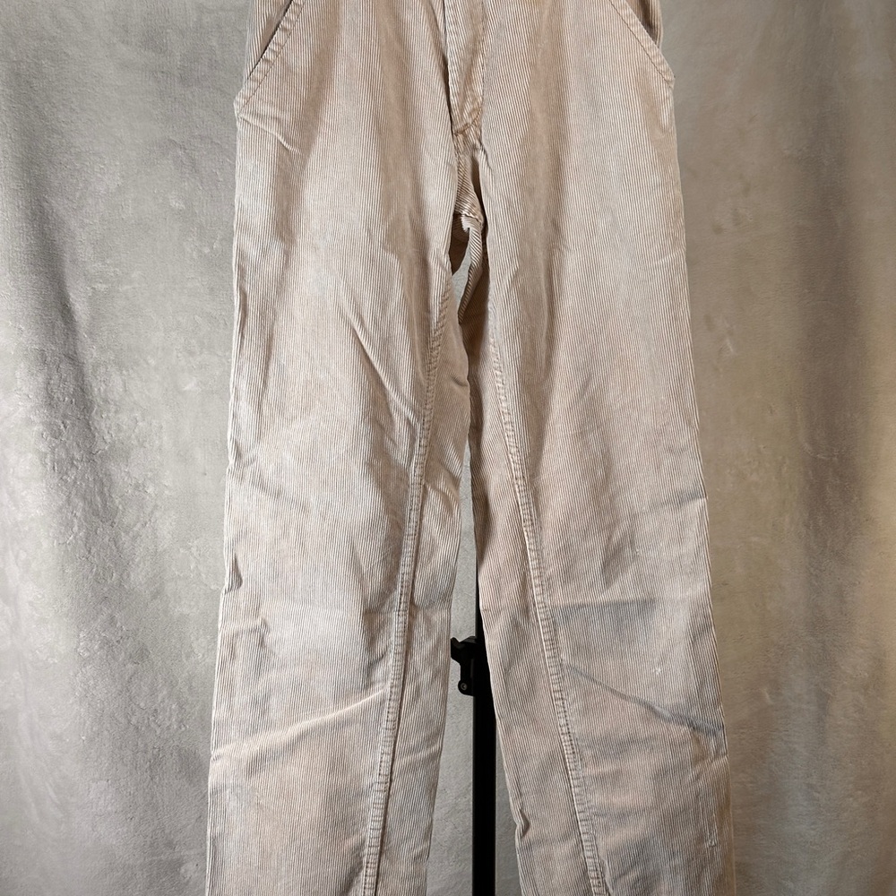 Cream Wide Leg Pants Lightweight Fabric